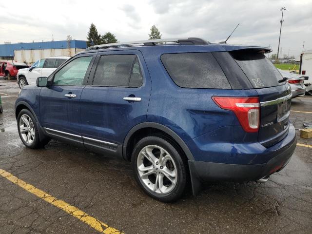 1FMHK8F84CGA72416 - 2012 FORD EXPLORER LIMITED Көк фото 2