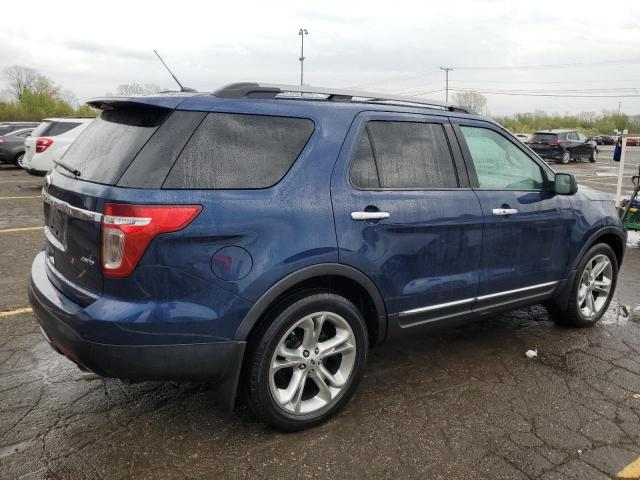 1FMHK8F84CGA72416 - 2012 FORD EXPLORER LIMITED Көк фото 3
