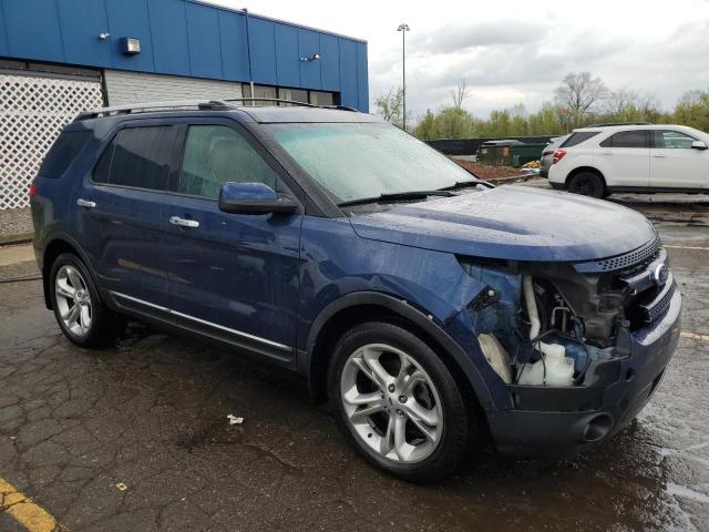 1FMHK8F84CGA72416 - 2012 FORD EXPLORER LIMITED Көк фото 4