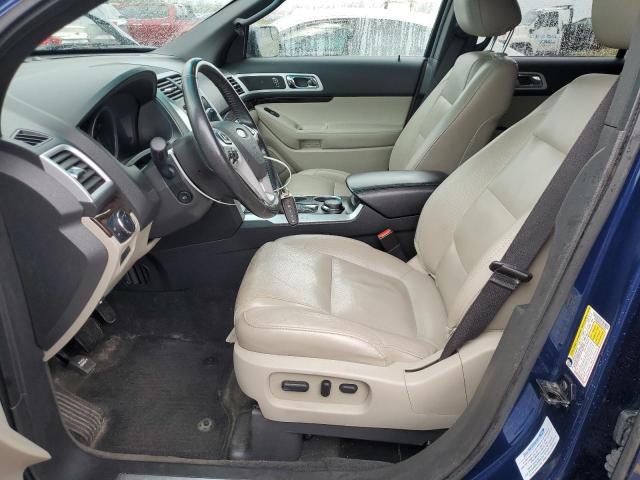 1FMHK8F84CGA72416 - 2012 FORD EXPLORER LIMITED Көк фото 7