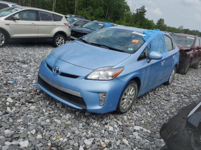 JTDKN3DP5D3042588 - 2013 TOYOTA PRIUS PLUG BLUE photo 1