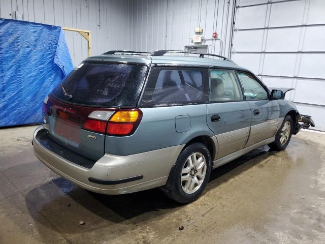 4S3BH675227661304 - 2002 SUBARU LEGACY OUTBACK AWP 蓝色 照片 3