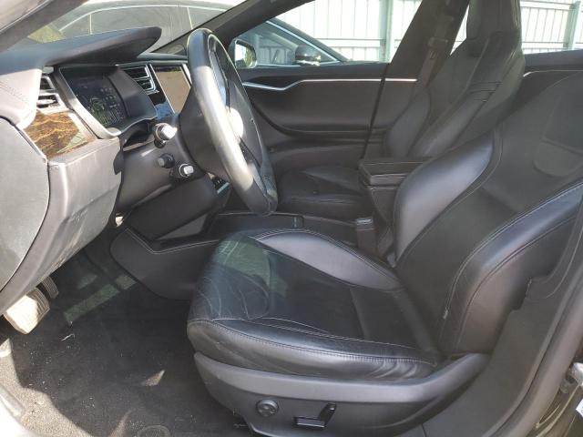 5YJSA1E15GF156043 - 2016 TESLA MODEL S BLACK photo 7