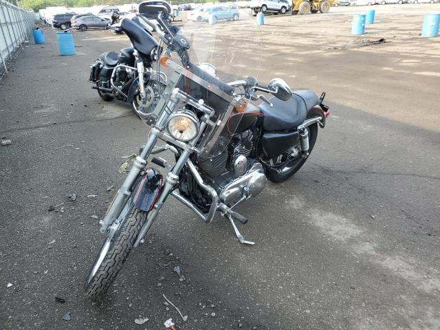 1HD1CT3128K461247 - 2008 HARLEY-DAVIDSON XL1200 C BLACK photo 2