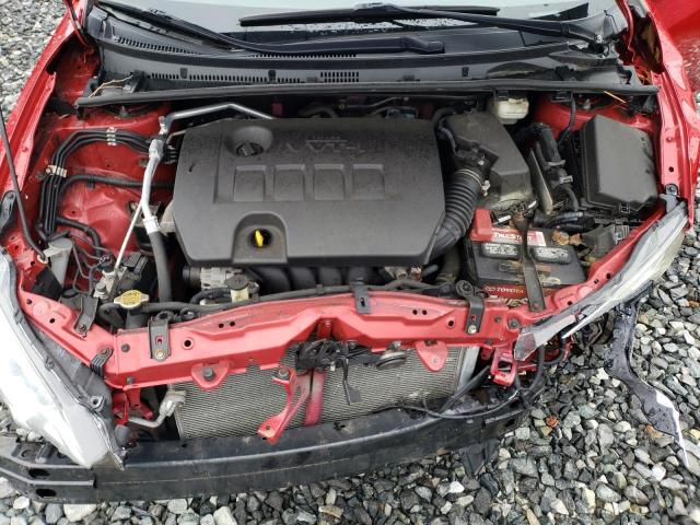 2T1BURHE0GC744795 - 2016 TOYOTA COROLLA L 红色 照片 11