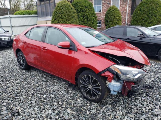 2T1BURHE0GC744795 - 2016 TOYOTA COROLLA L 红色 照片 4