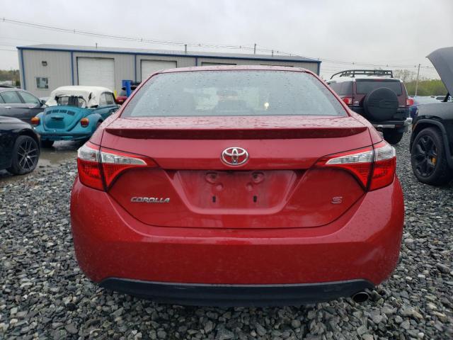 2T1BURHE0GC744795 - 2016 TOYOTA COROLLA L 红色 照片 6