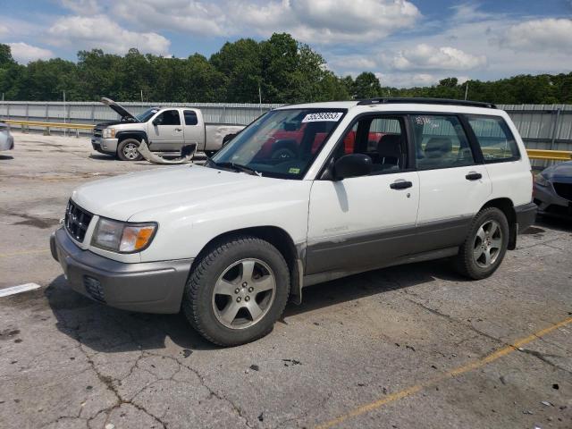 JF1SF6559WG713676 - 1998 SUBARU FORESTER S WHITE photo 1