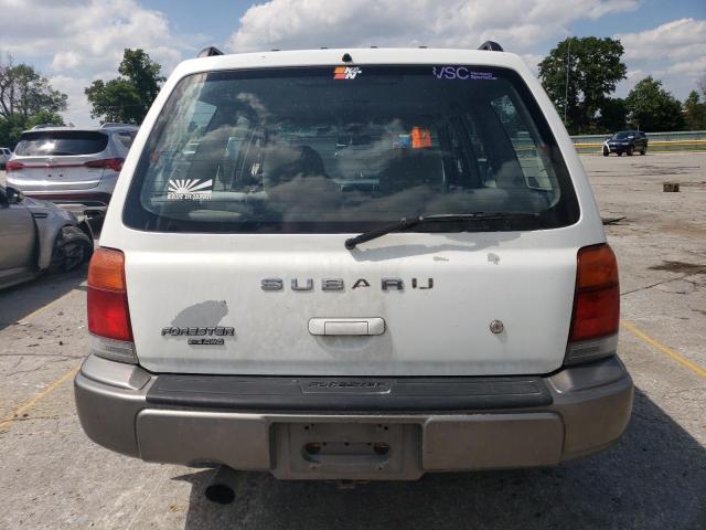 JF1SF6559WG713676 - 1998 SUBARU FORESTER S WHITE photo 6