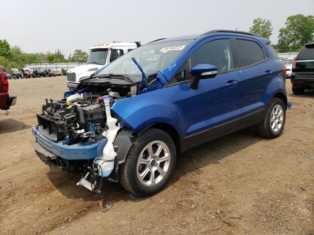 MAJ3S2GE4LC326963 - 2020 FORD ECOSPORT SE BLUE photo 1