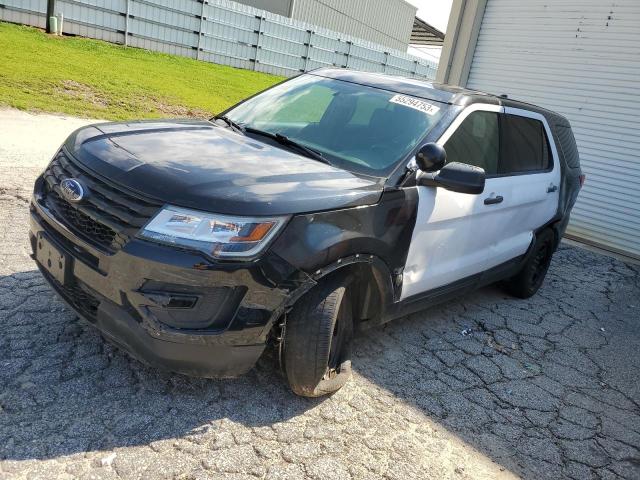 1FM5K8ARXKGA29877 - 2019 FORD EXPLORER POLICE INTERCEPTOR WHITE photo 1