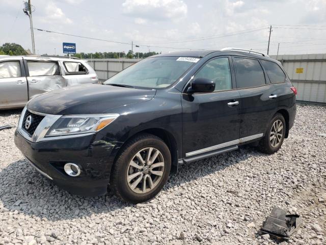5N1AR2MN1EC658648 - 2014 NISSAN PATHFINDER S BLACK photo 1