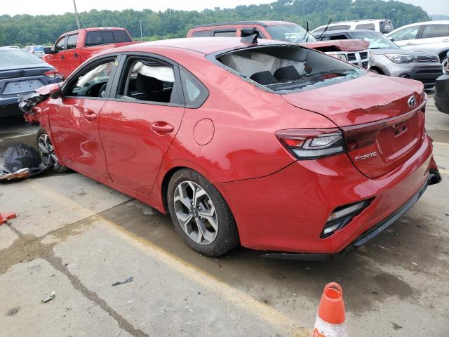 3KPF24AD4ME411251 - 2021 KIA FORTE FE RED photo 2