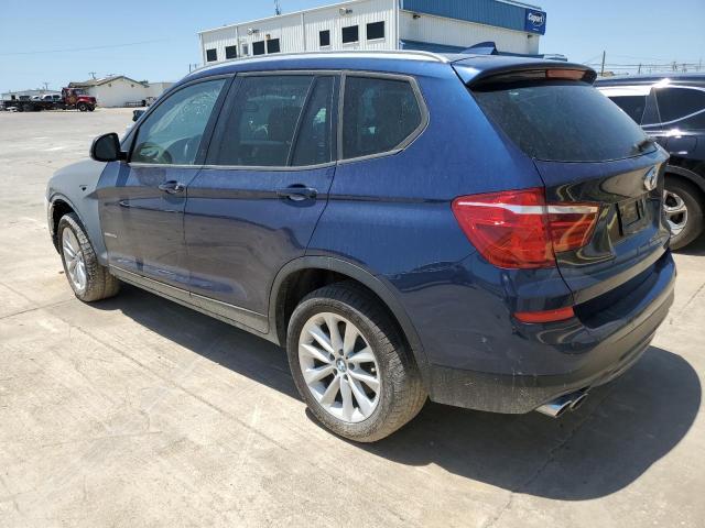 5UXWZ7C35H0V90382 - 2017 BMW X3 SDRIVE28I BLUE photo 2