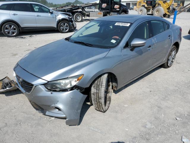 JM1GJ1W61E1136667 - 2014 MAZDA 6 GRAND TOURING SILVER photo 1