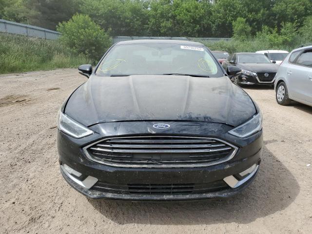 3FA6P0LU2HR305389 - 2017 FORD FUSION SE HYBRID BLACK photo 5