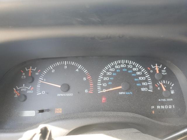 1B7GL22X2WS528163 - 1998 DODGE DAKOTA BLUE photo 9