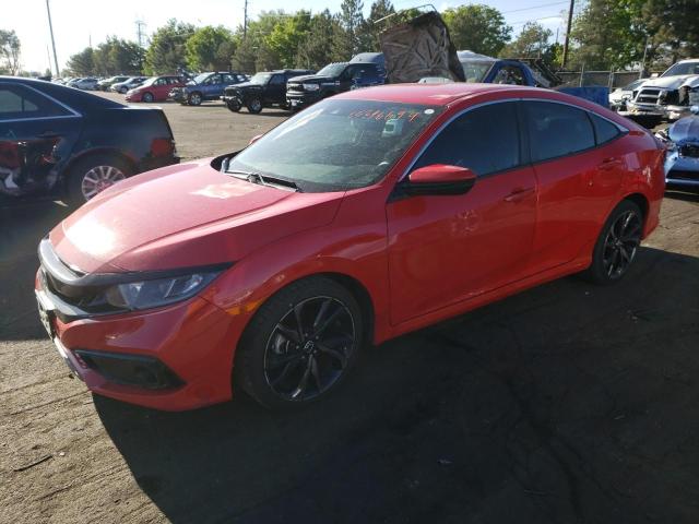 2HGFC2F88LH599726 - 2020 HONDA CIVIC SPORT RED photo 1