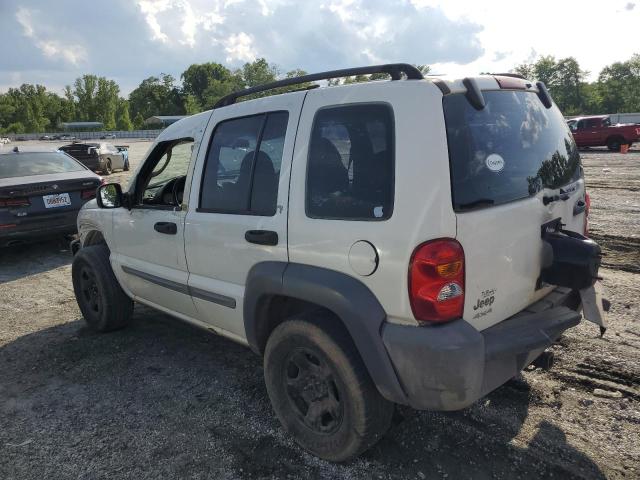 1J4GL48K33W541364 - 2003 JEEP LIBERTY SPORT WHITE photo 2