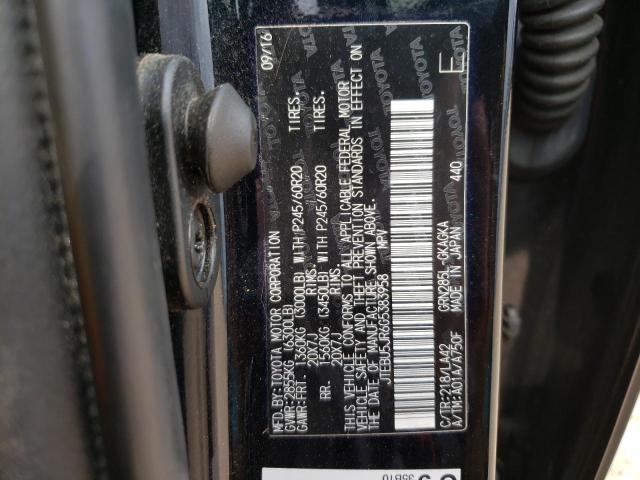 JTEBU5JR6G5383958 - 2016 TOYOTA 4RUNNER SR5/SR5 PREMIUM 黑色 照片 13