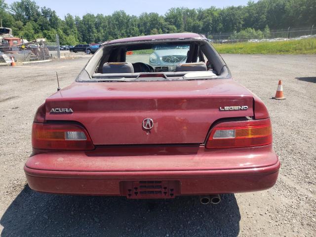 JH4KA766XNC021162 - 1992 ACURA LEGEND L RED photo 6