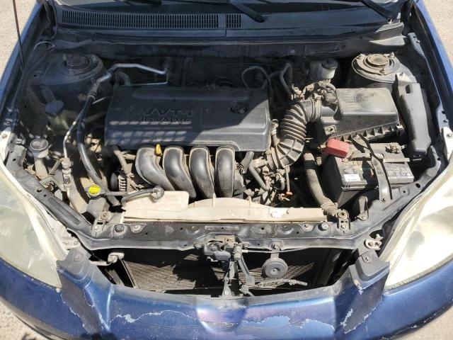 2T1KR32E87C680190 - 2007 TOYOTA COROLLA MA XR BLUE photo 11