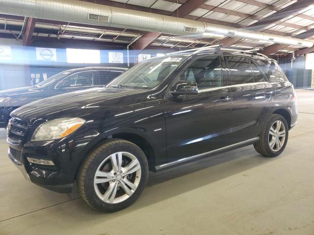 4JGDA5HB5CA024077 - 2012 MERCEDES-BENZ ML 350 4MATIC BLACK photo 1