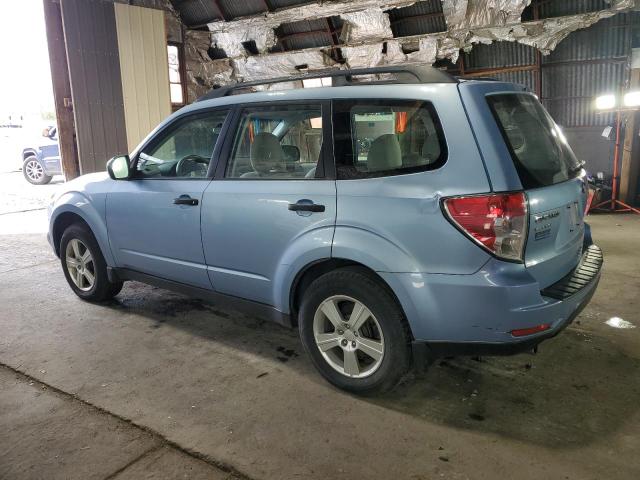 JF2SHABC7CH436544 - 2012 SUBARU FORESTER 2.5X BLUE photo 2
