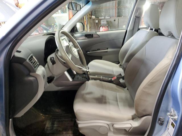 JF2SHABC7CH436544 - 2012 SUBARU FORESTER 2.5X BLUE photo 7