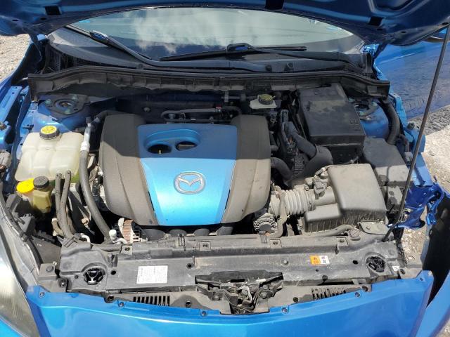 JM1BL1W78C1566223 - 2012 MAZDA 3 I BLUE photo 11