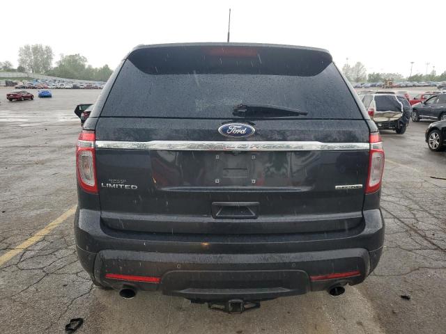 1FM5K7F83DGA93854 - 2013 FORD EXPLORER LIMITED შავი ფოტო 6