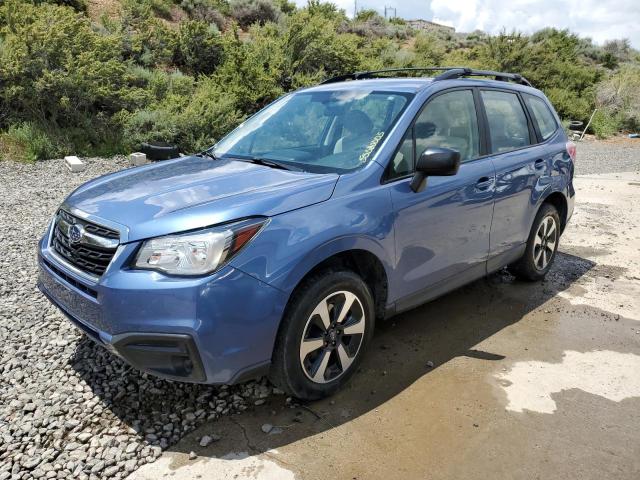 JF2SJABCXHH435898 - 2017 SUBARU FORESTER 2.5I BLUE photo 1