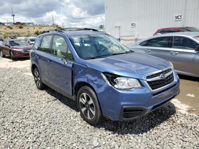 JF2SJABCXHH435898 - 2017 SUBARU FORESTER 2.5I BLUE photo 4