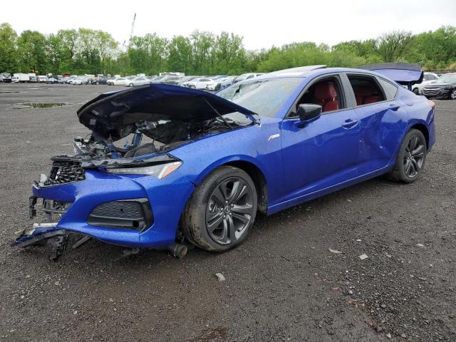 19UUB5F53MA004069 - 2021 ACURA TLX TECH A BLUE photo 1