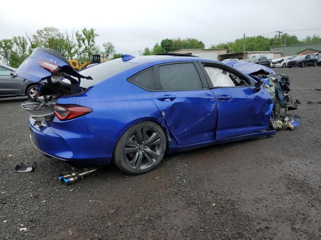 19UUB5F53MA004069 - 2021 ACURA TLX TECH A BLUE photo 3