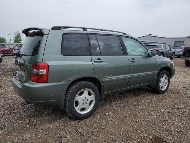 JTEEP21A060175485 - 2006 TOYOTA HIGHLANDER LIMITED GREEN photo 3