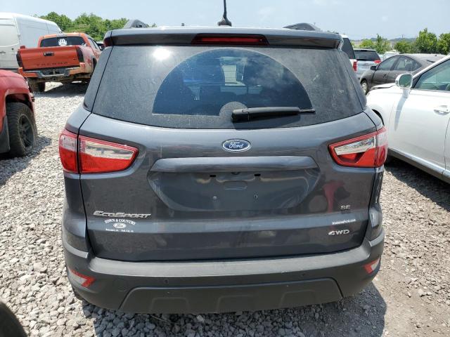 MAJ6S3GL0LC391116 - 2020 FORD ECOSPORT SE GRAY photo 6