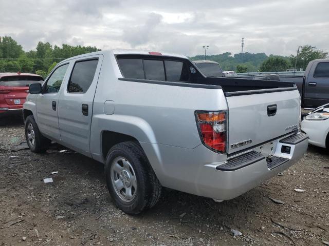 2HJYK16277H522265 - 2007 HONDA RIDGELINE RT SILVER photo 2