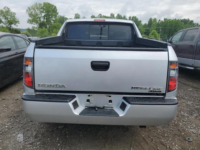 2HJYK16277H522265 - 2007 HONDA RIDGELINE RT SILVER photo 6