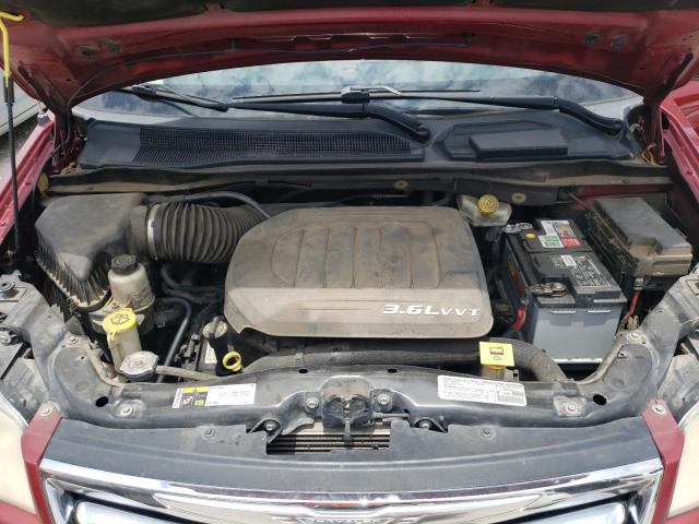 2C4RC1BG1ER159900 - 2014 CHRYSLER TOWN & COU TOURING RED photo 12