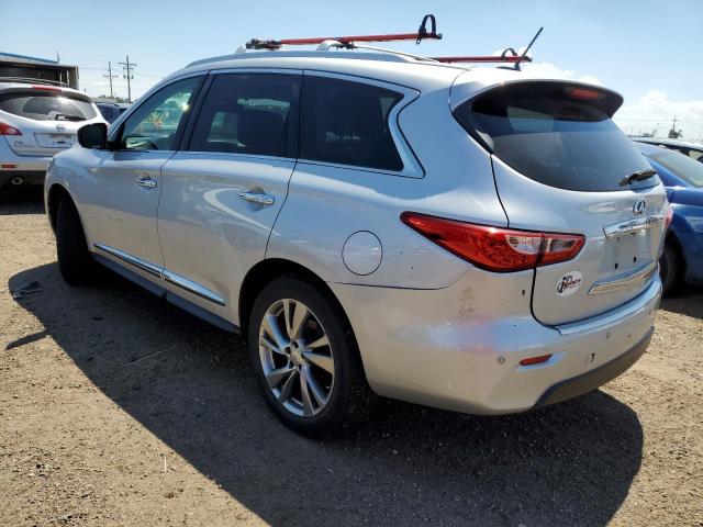 5N1CL0MM7EC529707 - 2014 INFINITI QX60 HYBRID SILVER photo 3