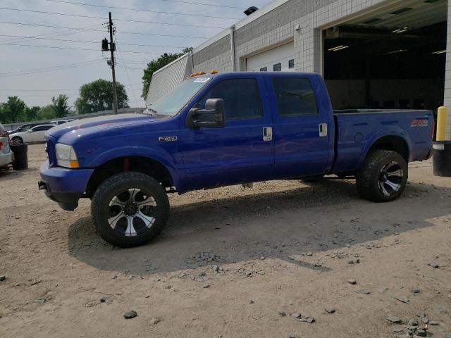 1FTSW31P73ED15728 - 2003 FORD F350 SRW SUPER DUTY BLUE photo 1