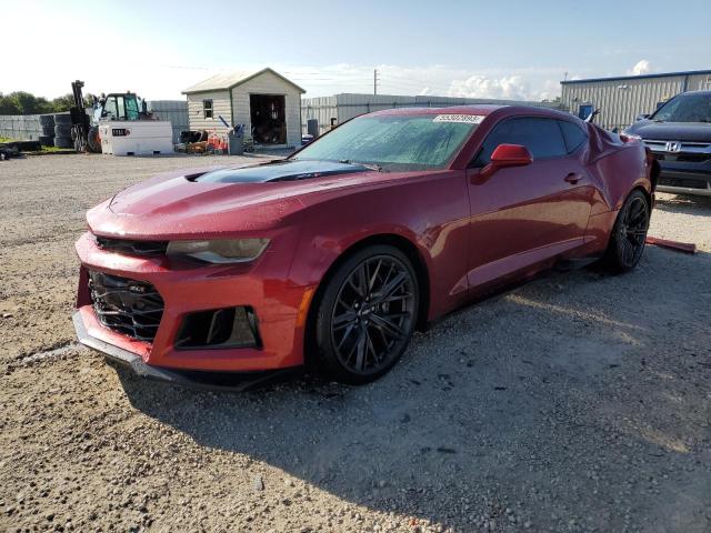 1G1FK1R64J0129080 - 2018 CHEVROLET CAMARO ZL1 勃艮第红 照片 1