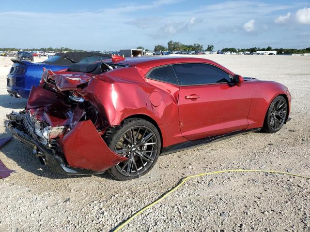 1G1FK1R64J0129080 - 2018 CHEVROLET CAMARO ZL1 勃艮第红 照片 3