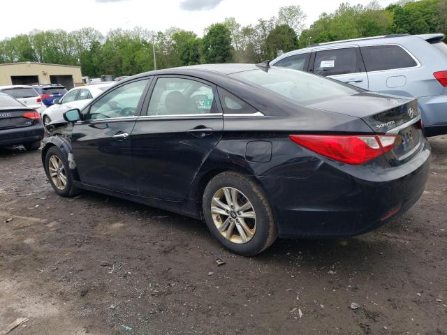 5NPEB4ACXDH750854 - 2013 HYUNDAI SONATA GLS BLACK photo 2