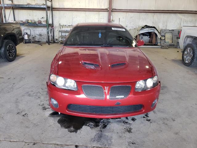 6G2VX12U86L519531 - 2006 PONTIAC GTO RED photo 5