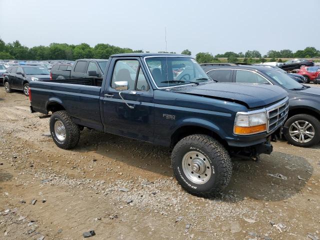 1FDHF26HXVEB44896 - 1997 FORD F250 GREEN photo 4