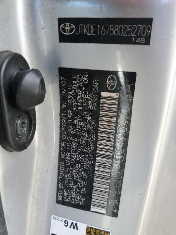 JTKDE167880252709 - 2008 TOYOTA SCION TC 银色 照片 12