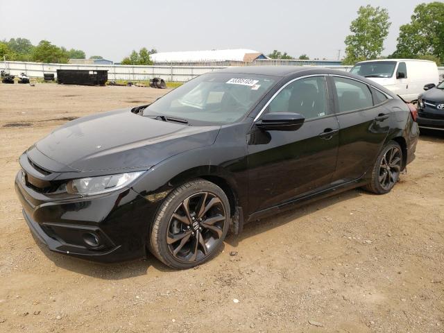 2HGFC2F83MH521677 - 2021 HONDA CIVIC SPORT 黑色 照片 1