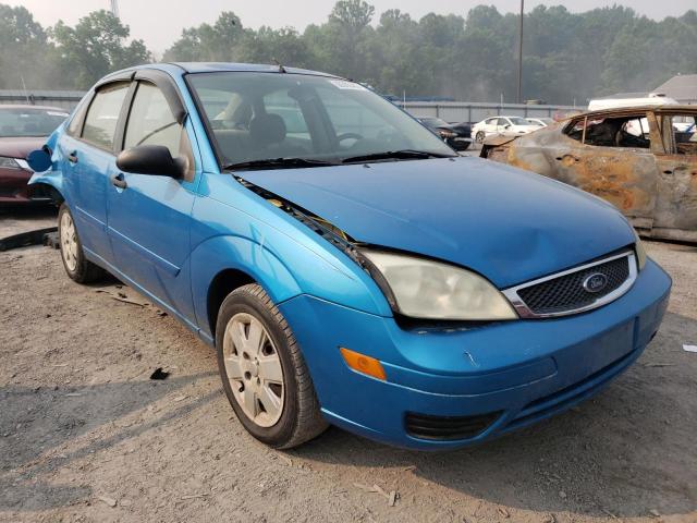 1FAHP34N37W134102 - 2007 FORD FOCUS ZX4 BLUE photo 4